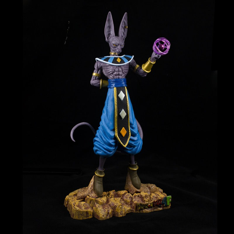 Dragon Anime Character Beerus, Destroyer of All, Seven Dragons, Vish, Goku, GK Figure, with Base Version, Anime Figure, Anime Collectible, Anime Action Figure