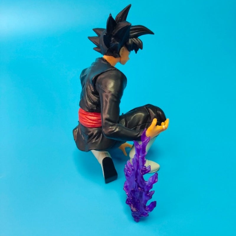 Goku Black, Dragon Ball Super Saiyan, Wielding Purple Energy, Desktop Figure, Classic Character Statue Model, PVC Figure, Anime Fan Collectible, Perfect Home and Room Desktop Decoration