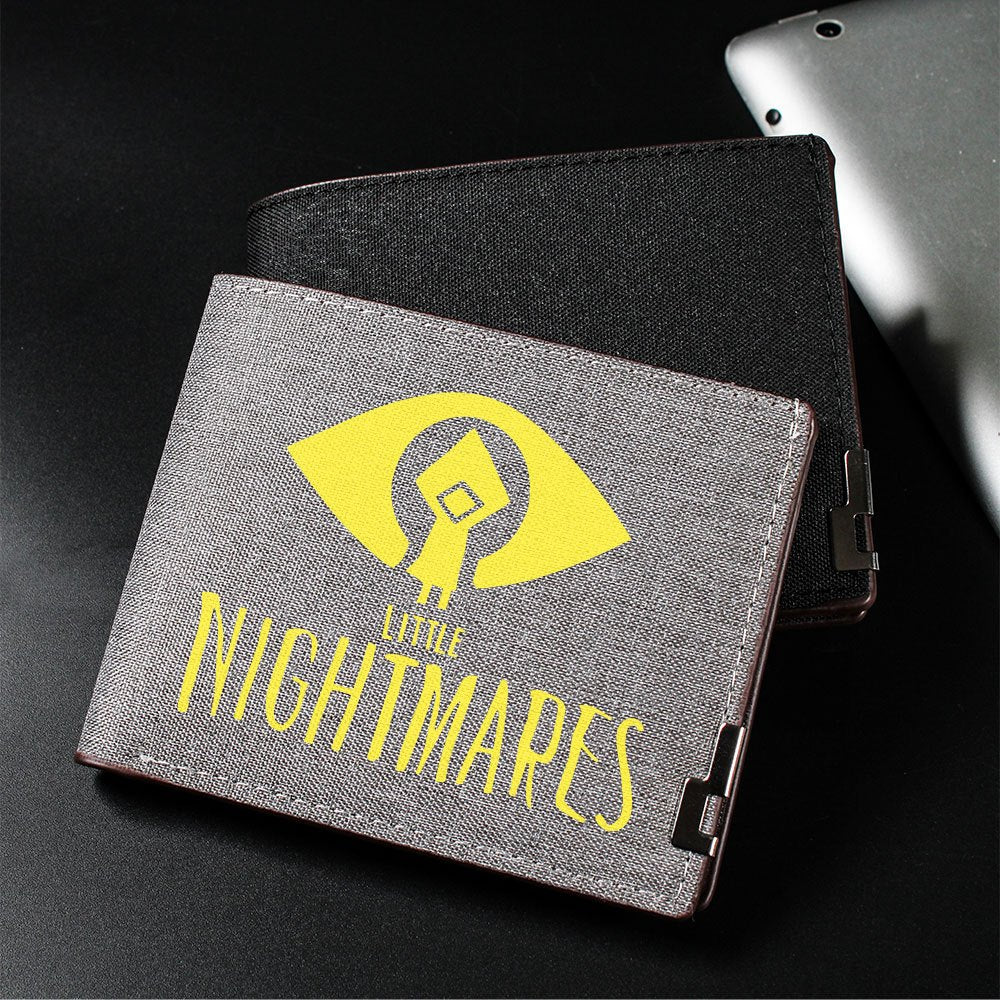 1pc Little Nightmares: The Last Wish Inspired Wallet - Gothic Horror Design with Little Nightmares Logo, Foldable Slim Wallet for Men & Women, Durable Polyester - Ideal Gift For Christmas, Halloween, Thanksgiving - Everyday &