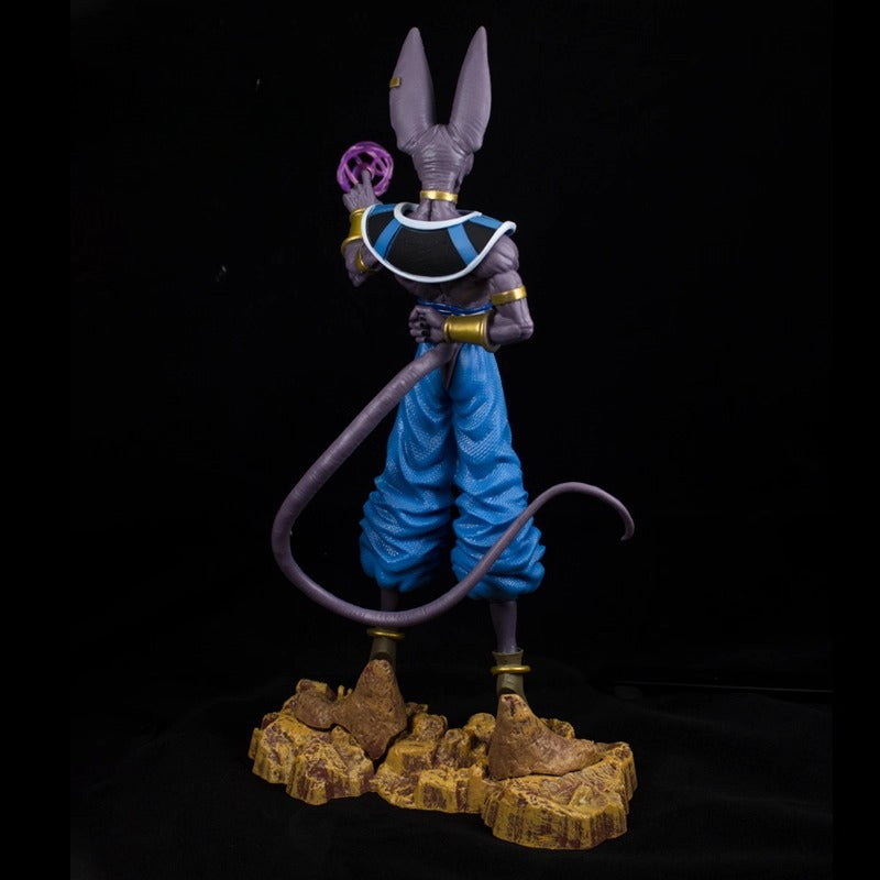 Dragon Anime Character Beerus, Destroyer of All, Seven Dragons, Vish, Goku, GK Figure, with Base Version, Anime Figure, Anime Collectible, Anime Action Figure