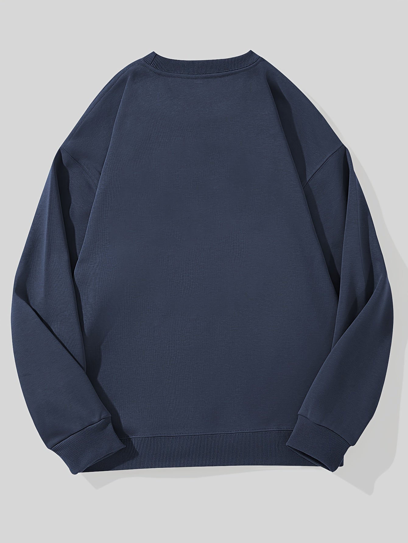 Men's Little Nightmares Logo Sweatshirt - Iconic Game Character Face & Text Design, Navy Blue Relaxed Fit Pullover, Casual Sweater for Fans, Machine Washable (Officially Inspired pparel), Scary Mens Sweater, Horror Sweat Shir