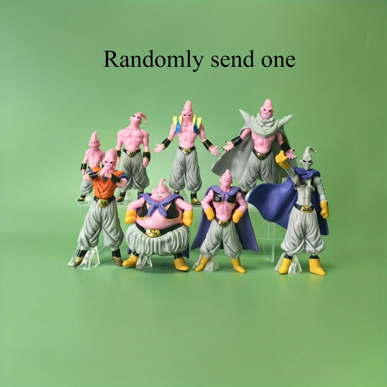 8 Anime Figures "Bulldog" in Various Forms, Receive One Randomly, Exquisite Desktop Ornament, Anime Character Figurine, Anime Collectible, Anime Figurine, Statue