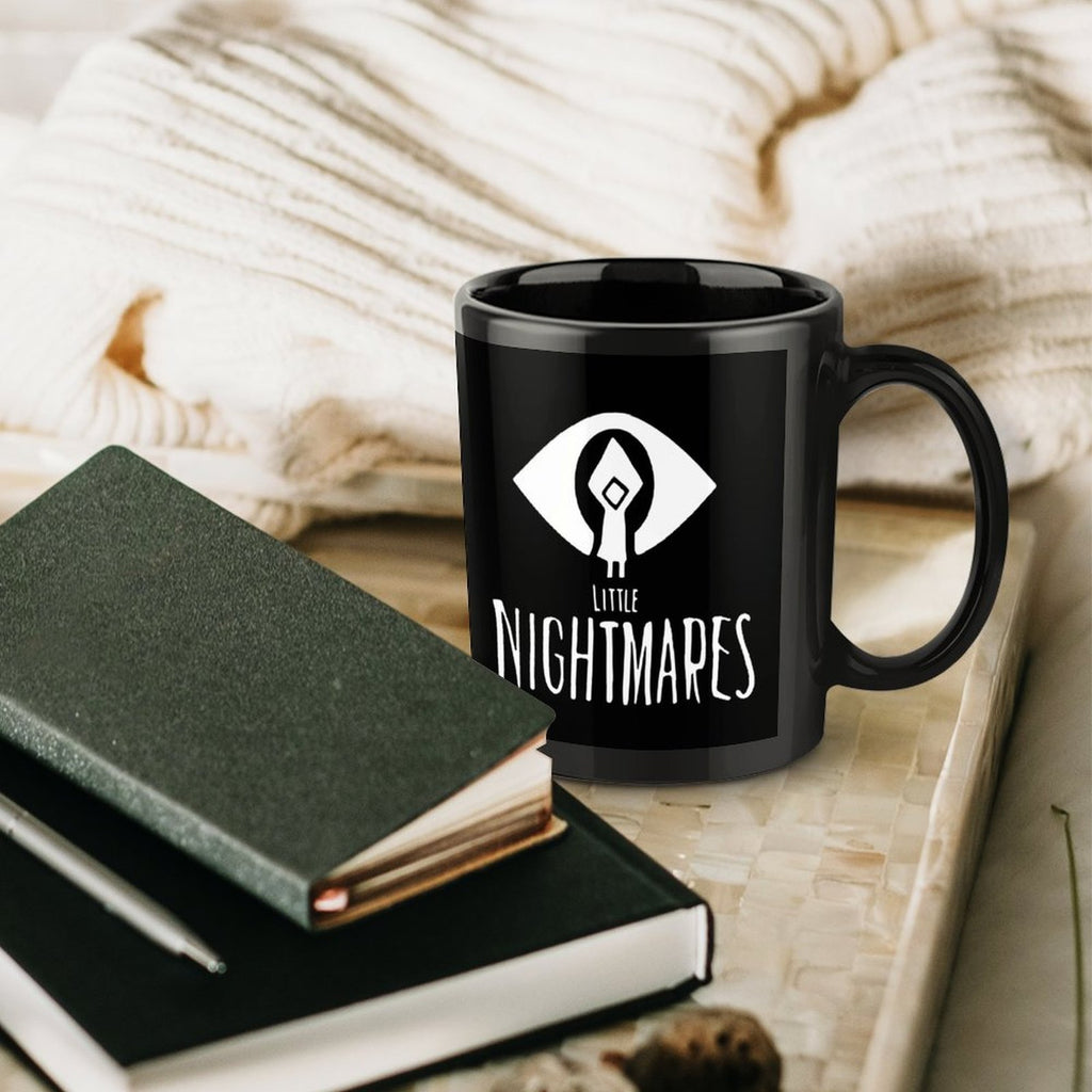 1pc Little Nightmares Video Game Mug - Officially Inspired Ceramic Coffee Cup with Iconic Characters & Logo, Hand Wash Only, Collectible Gift for Fans, Compatible with Little Nightmares 1 & 2