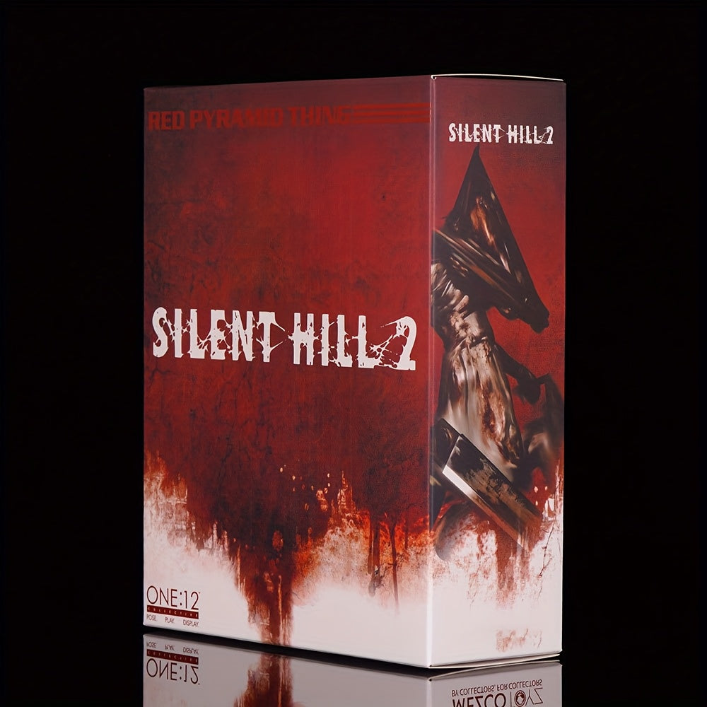 Silent Hill Horror Game Collectible Figure - Deluxe Edition with Replaceable Parts, Dynamic Action Pose, - for Halloween Decor, Display, or Silent Hill Fan Collections - Compatible with Silent Hill 2 Gameplay - Horror Action
