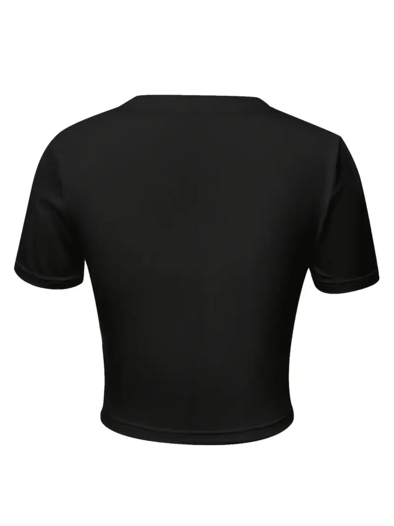 1pc Y2K Enderman Pixel Art Print Women'S Short T-Shirt, Loose Casual Fit for Everyday Wear and Perfect Holiday Gift Idea - Ideal Birthday Present or Friend, Casual Wear, Casual Attire, Geometric Pattern, Trendy Top, Printed T