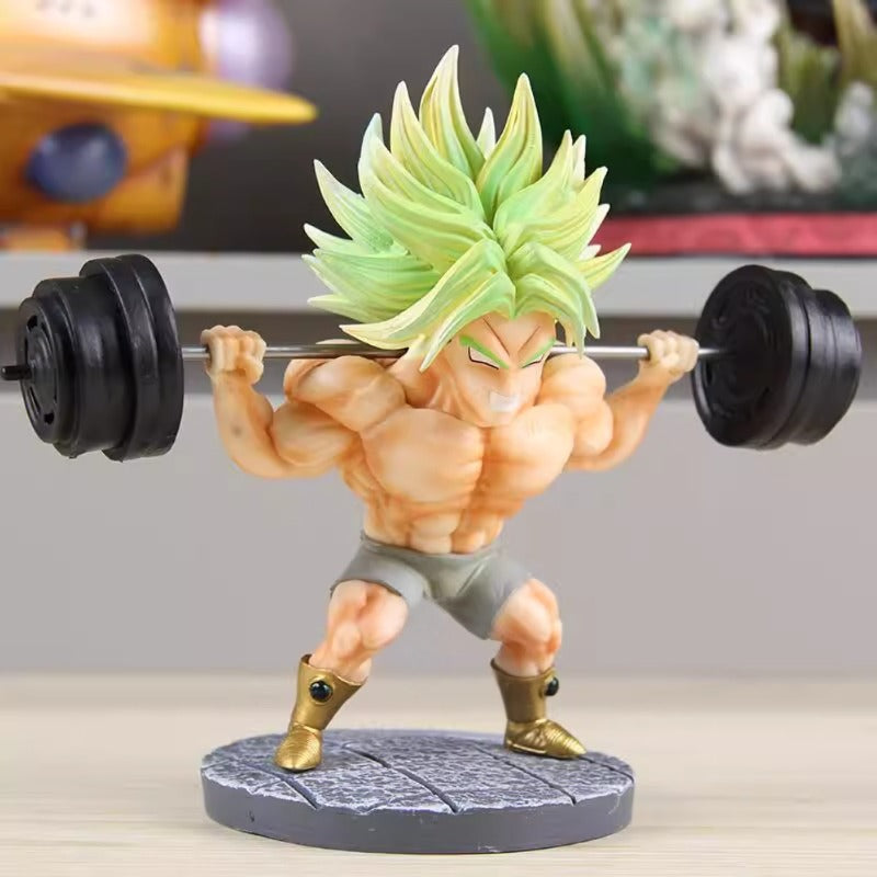 Broly Figure, Dragon Ball Super Saiyan Collectible for Anime Fans, Desktop Model Display, Home Decor Ornament for Computer Case, Desk, Bookshelf, Lightweight PVC Collectible, Perfect for Bedroom Decor, Car Accessory, Christma