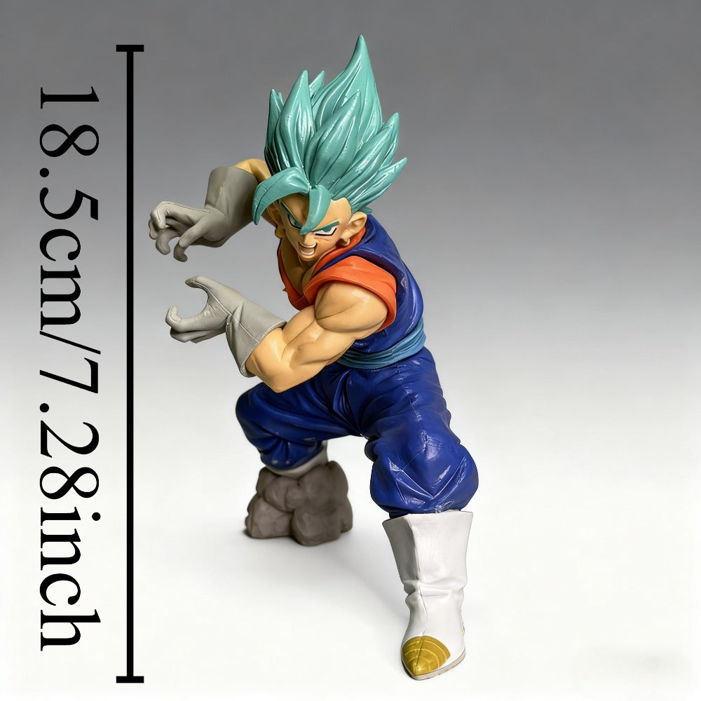 DRAGON BALL Anime Figure Collectible - Chibi-Style Beigitte (Beigitte Squatting Pose) PVC Action Figure, Chibi Anime Character Model for Display, Christmas/Halloween Gift for Fans, Collectible Doll for Tabletop/Desk Decor