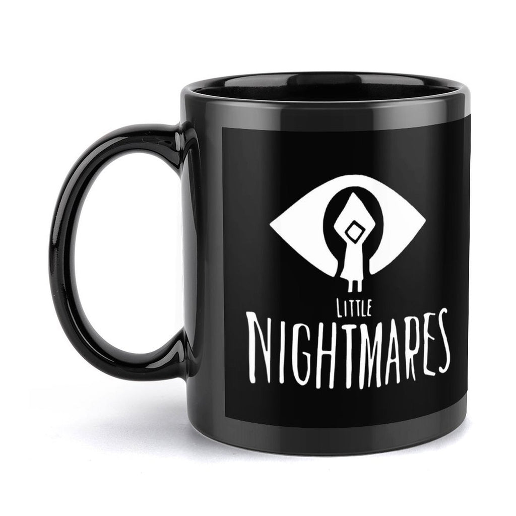 1pc Little Nightmares Video Game Mug - Officially Inspired Ceramic Coffee Cup with Iconic Characters & Logo, Hand Wash Only, Collectible Gift for Fans, Compatible with Little Nightmares 1 & 2