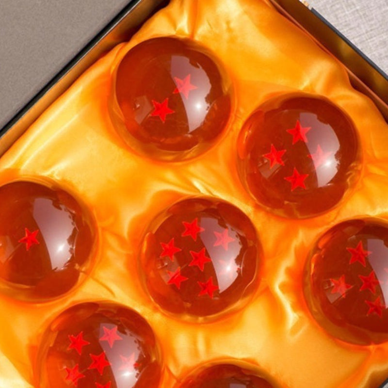 DRAGON BALL Senzen Ball Seven Dragon Balls Set, Dragon Ball Peripheral Anime Base 7 Gods of Dragon Crystal Dragon Balls Collection Gift for Fans, Holiday Present, Birthday Gift