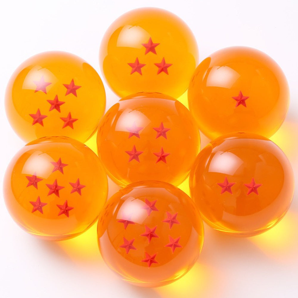 DRAGON BALL Senzen Ball Seven Dragon Balls Set, Dragon Ball Peripheral Anime Base 7 Gods of Dragon Crystal Dragon Balls Collection Gift for Fans, Holiday Present, Birthday Gift