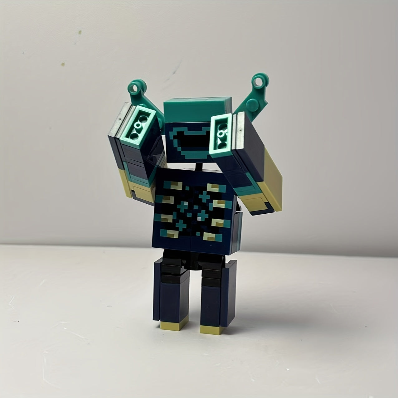 Deep Blue Castle Guardian, Made of Durable Material, Perfect for Desktop or Bedroom Decor, Ideal Gift for Easter, Thanksgiving, Christmas, or Birthday.