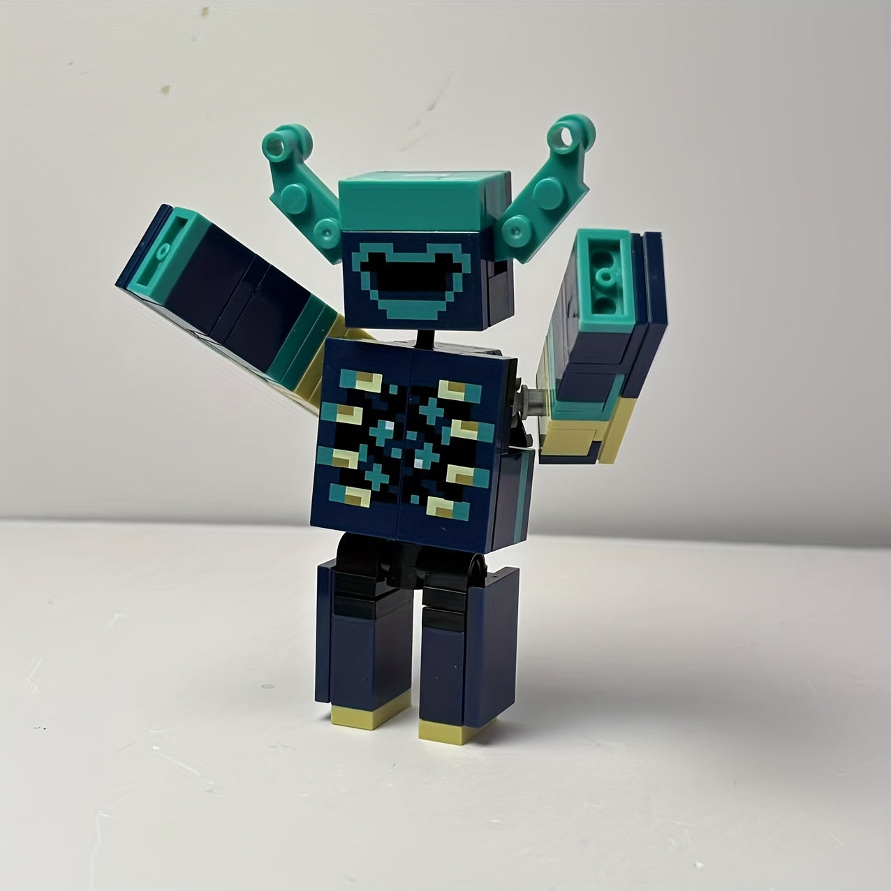 Deep Blue Castle Guardian, Made of Durable Material, Perfect for Desktop or Bedroom Decor, Ideal Gift for Easter, Thanksgiving, Christmas, or Birthday.