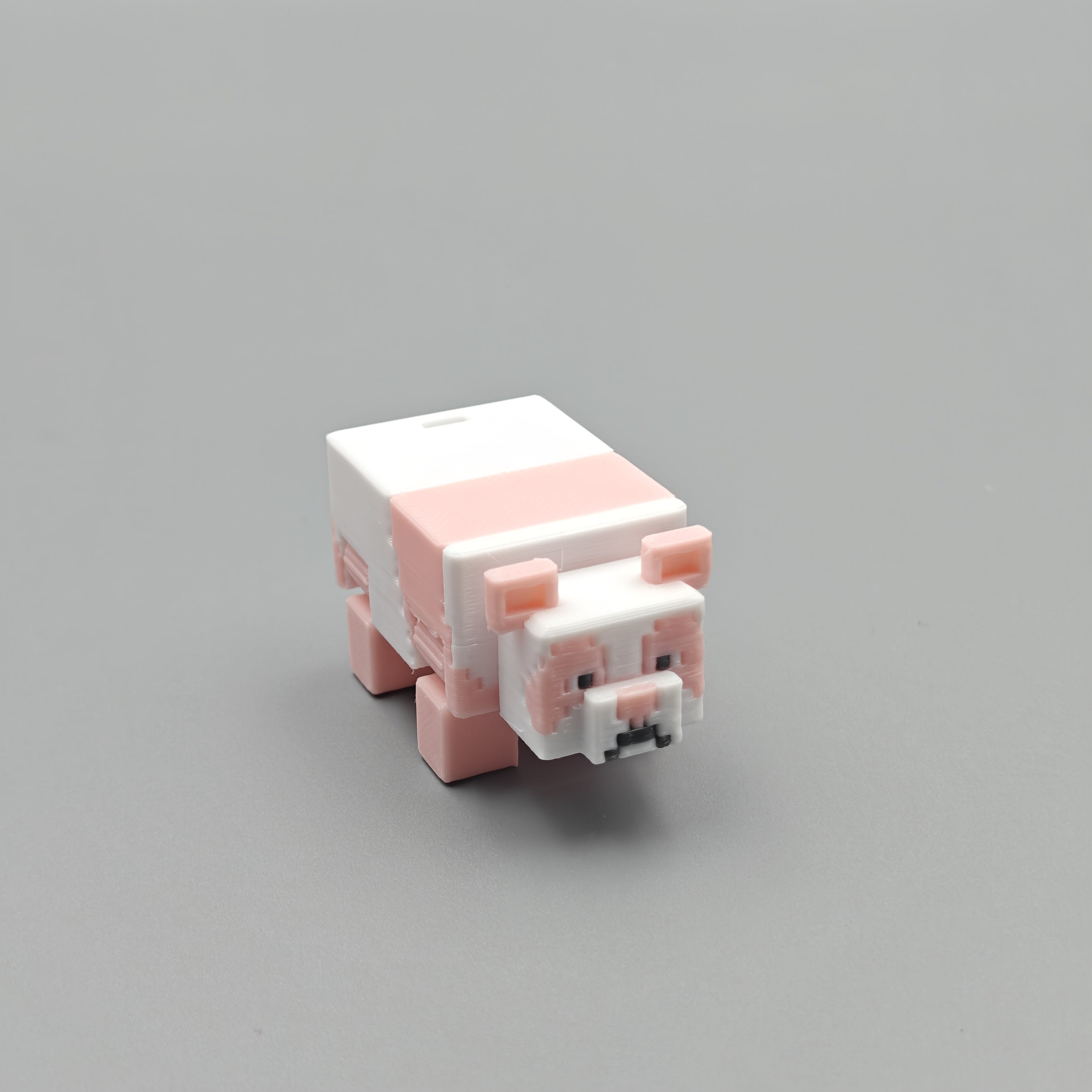 Cute Panda-like Block Bears - Black and White Bear Decorations, No Electricity Needed