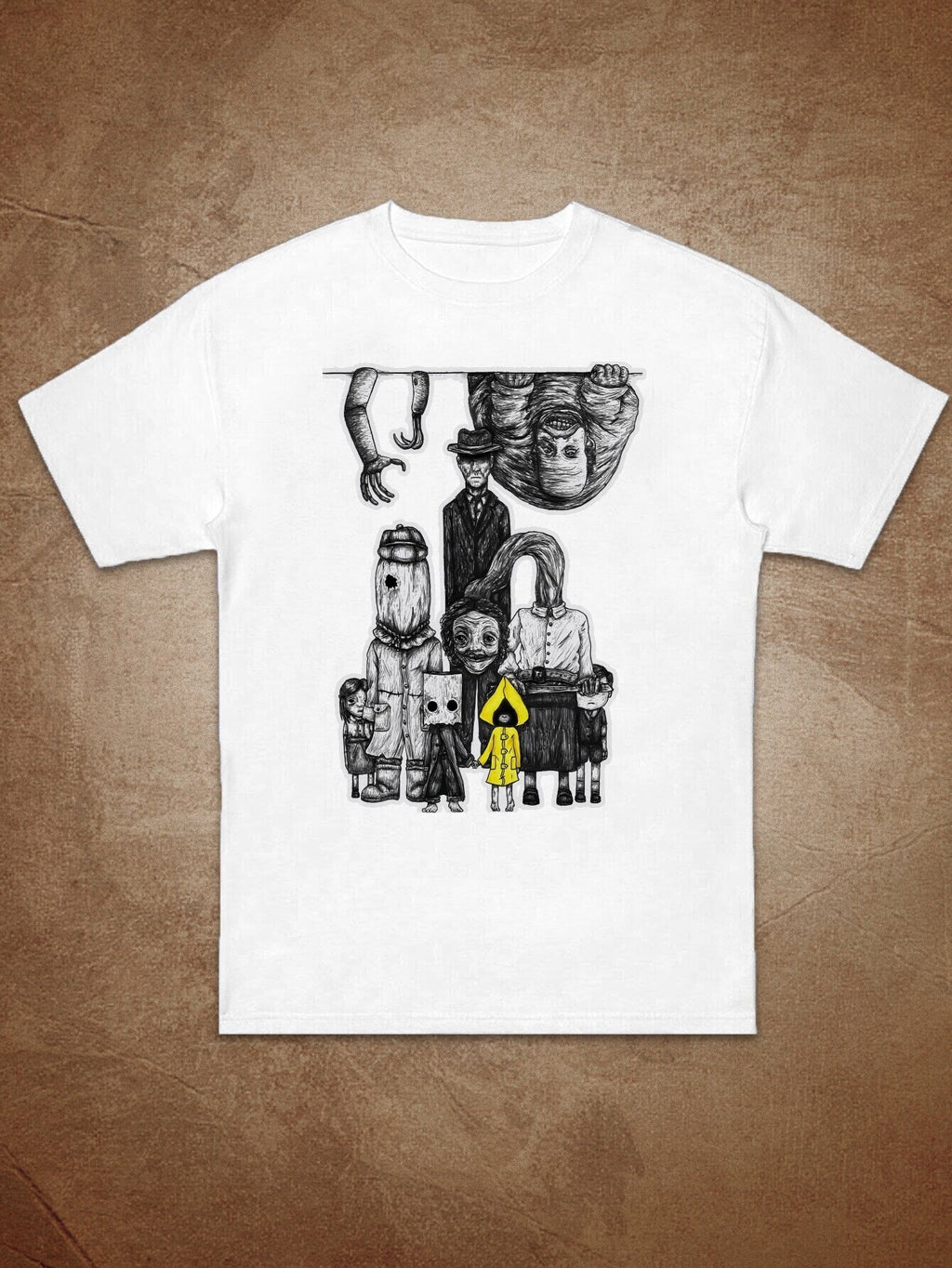 Women'S Little Nightmares Graphic Tee - Funny, Quirky, and Cute Letter Print T-Shirt, Casual Round Neck Short Sleeve Top, Perfect for Casual Attire, Ladies T Shirt