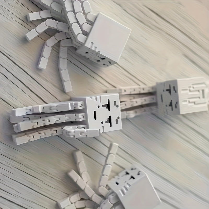 Ghostly Tentacle Model Figurine - Game Animal Plushie - Multi-Jointed Articulated - Perfect Gift for Gamers and Collectors | Cute Desktop Decor for Office or Home | Fun Multifunctional Animal Ornament - DIY Colorable - Birthd