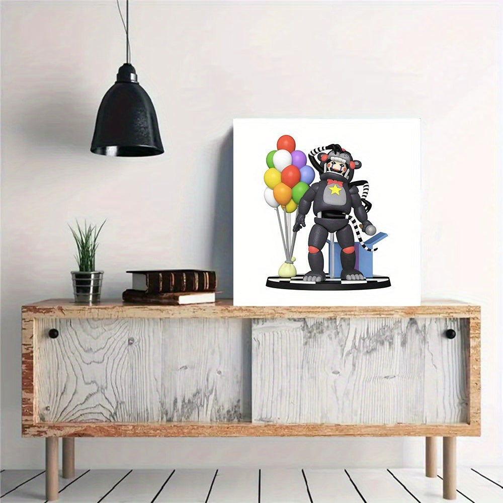 1pc 29.97x29.97cm Five Nights At Freddy DIY diamond painting kit, various patterns round diamond art kit, round diamond accessories, frameless art painting home wall decoration gifts