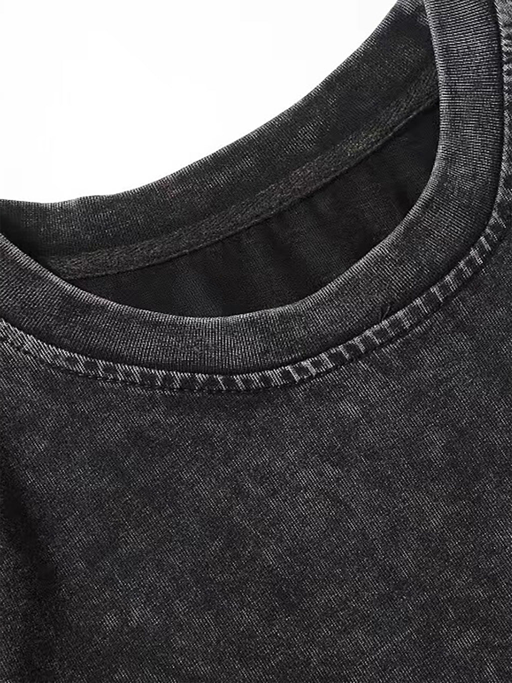 Washed T Shirts Game Cartoon Creepers Hip Hop Fashion T-Shirt Oversize Streetwear Short Sleeve Graphic Tops Tops Tees Men Women