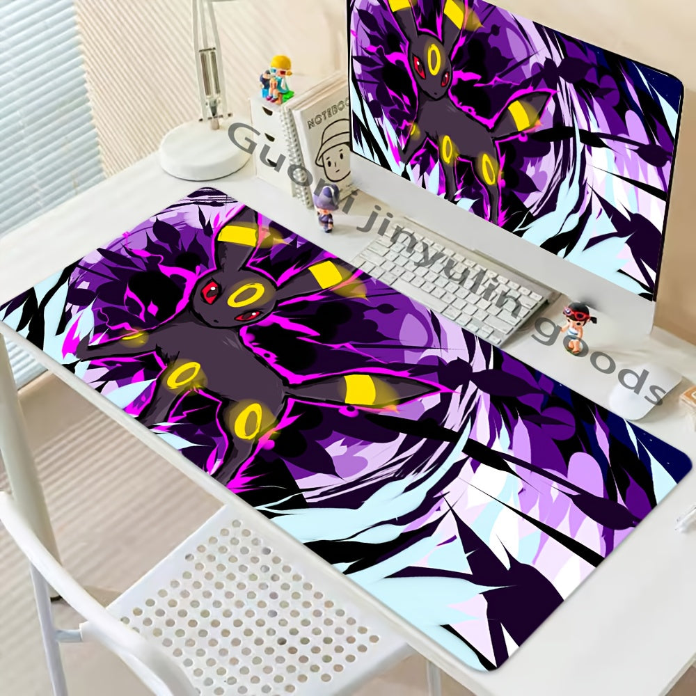 1pc Popular Anime Pokémon Super Cute Pattern Mouse Pad, Large Size Gaming Mouse Mat with Vibrant Colors, Soft and Comfortable Rubber Material for Gamers, Office & Home Use, Computer Accessories, Laptop & iPad Compatible, Non
