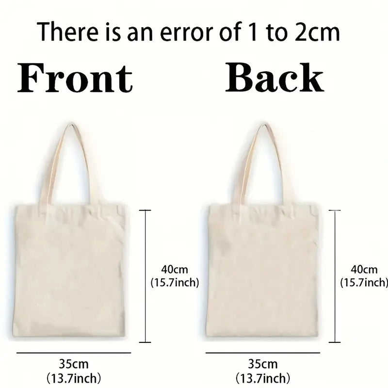 Nightmares-Inspired Gothic Lettering & Little Nightmares Logo-like Tote Bag - Heavy-Duty Reusable Shopping Tote with Sturdy Black & Yellow Design, Durable Square Tote with Sturdy Black Looping Handle for Groceries, Books, Fan