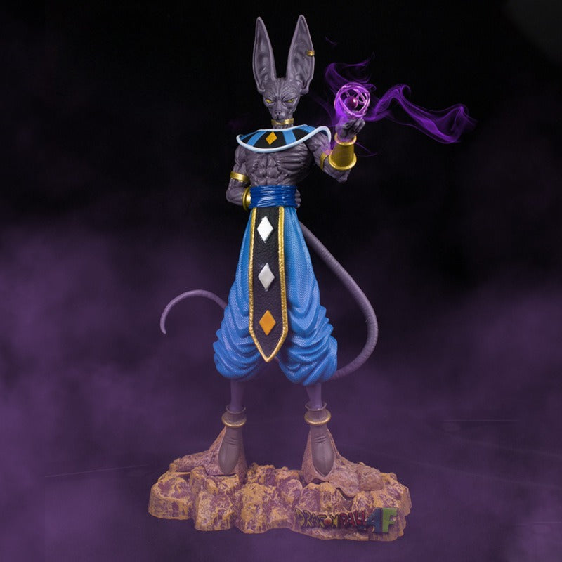 Dragon Anime Character Beerus, Destroyer of All, Seven Dragons, Vish, Goku, GK Figure, with Base Version, Anime Figure, Anime Collectible, Anime Action Figure