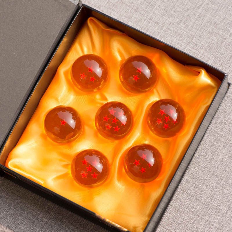 DRAGON BALL Senzen Ball Seven Dragon Balls Set, Dragon Ball Peripheral Anime Base 7 Gods of Dragon Crystal Dragon Balls Collection Gift for Fans, Holiday Present, Birthday Gift