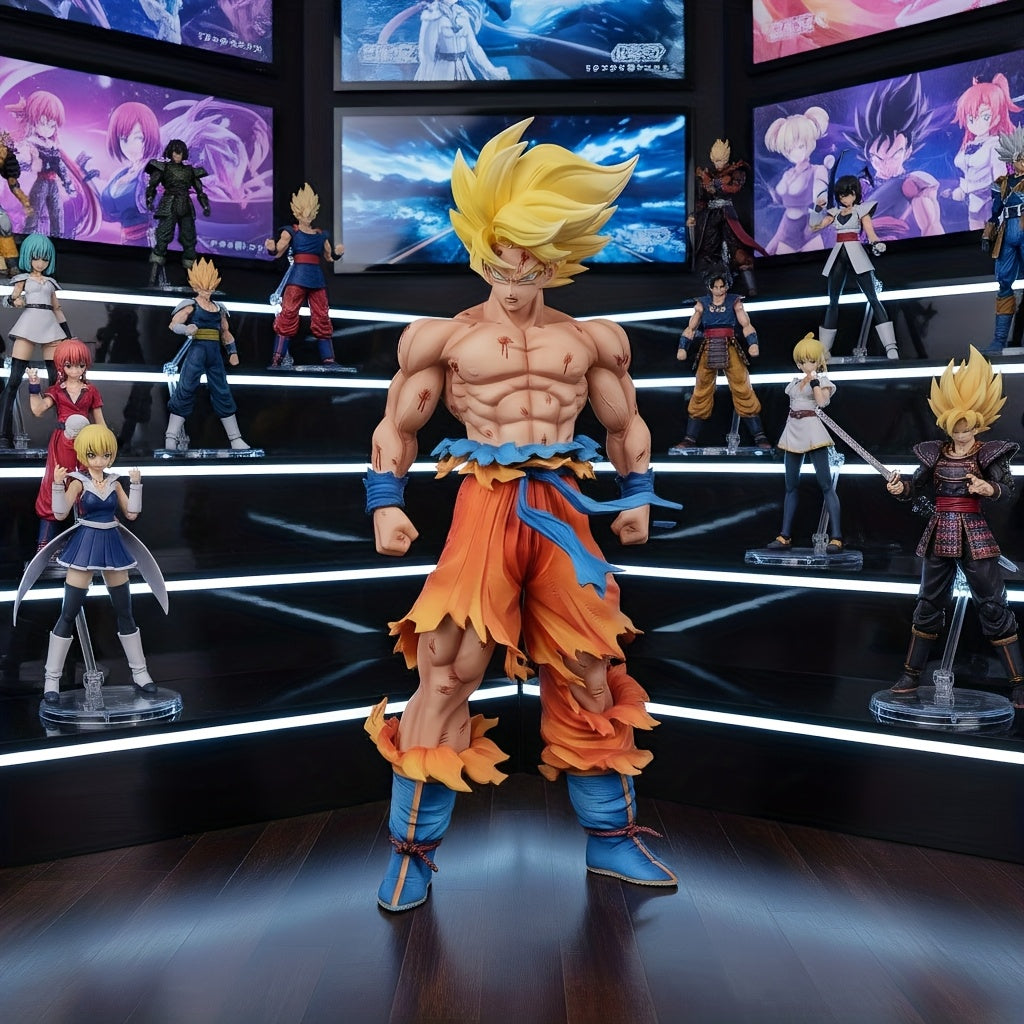 Dragon Ball Z, Showcasing Glossy PVC Hair Finish, Muscular Physique Details, and Character-Signature Battle Stances, Christmas Halloween Thanksgiving Day gifts.
