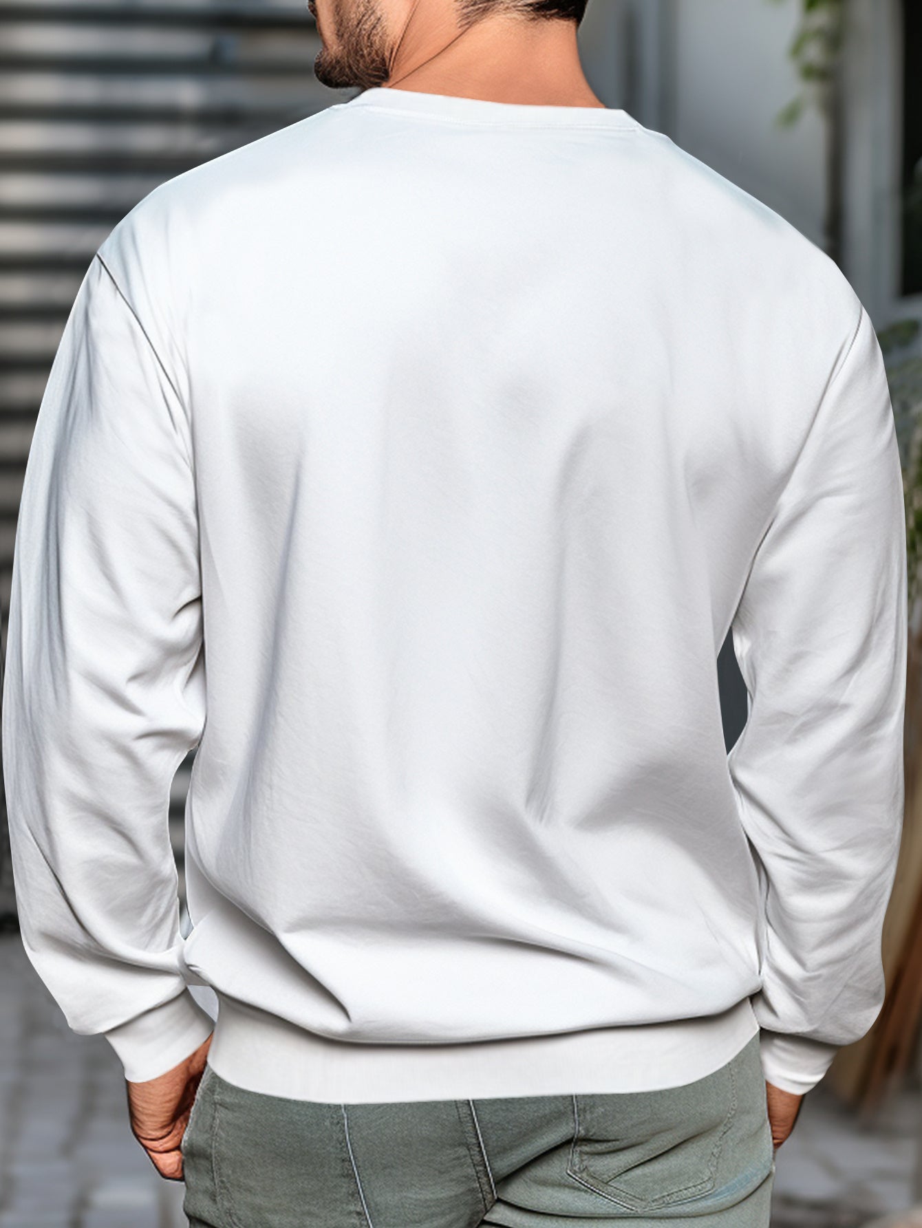 DRAGON BALL Men's & Unisex-like Trunks Super Saiyan Anime Sweatshirt - Black Goku's Iconic Character Print with Text, Casual Round Neck Pullover for & Casual Attire, Saiyan-Themed Gift for Fans