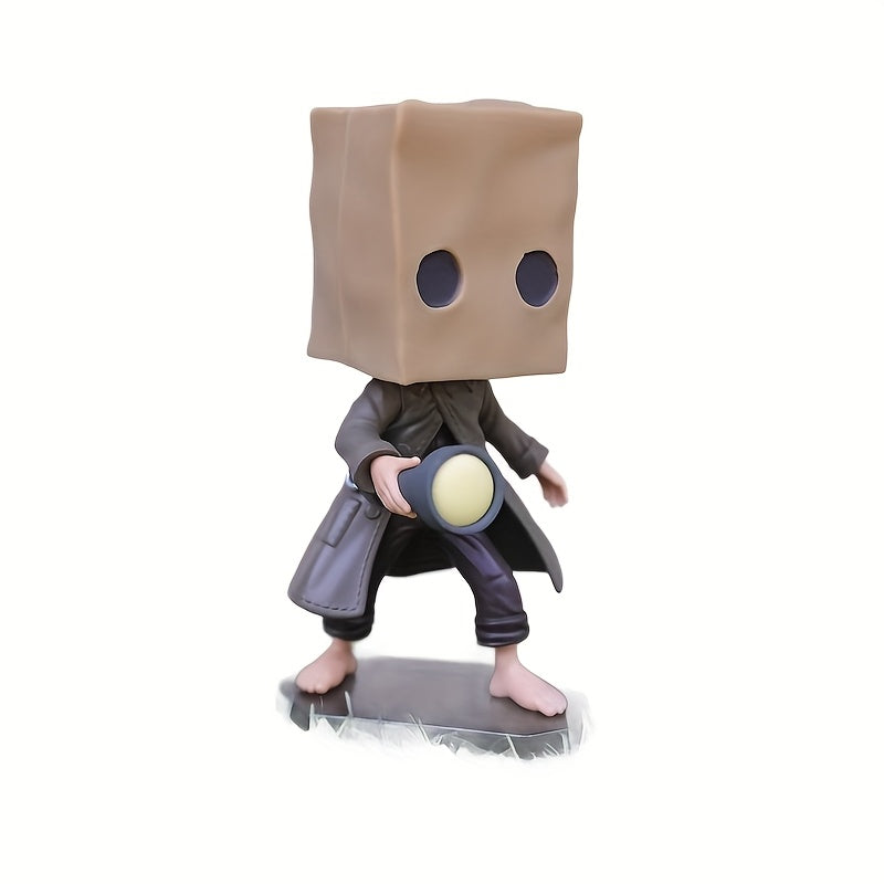 Big Shot Little Nightmare Six Nome Handmade PVC Figurine - Halloween Party Decoration, Indoor/Outdoor Use, No Electricity Needed, Durable Collectible Model for Home & Garden Decor, Halloween Decorations, Best for Christmas, P