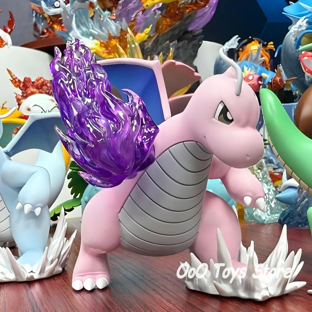 Anime Pokemon Figure Fire Punch Dragonite Action Figures Pvc Collection Model Toys for Children Gifts 10cm