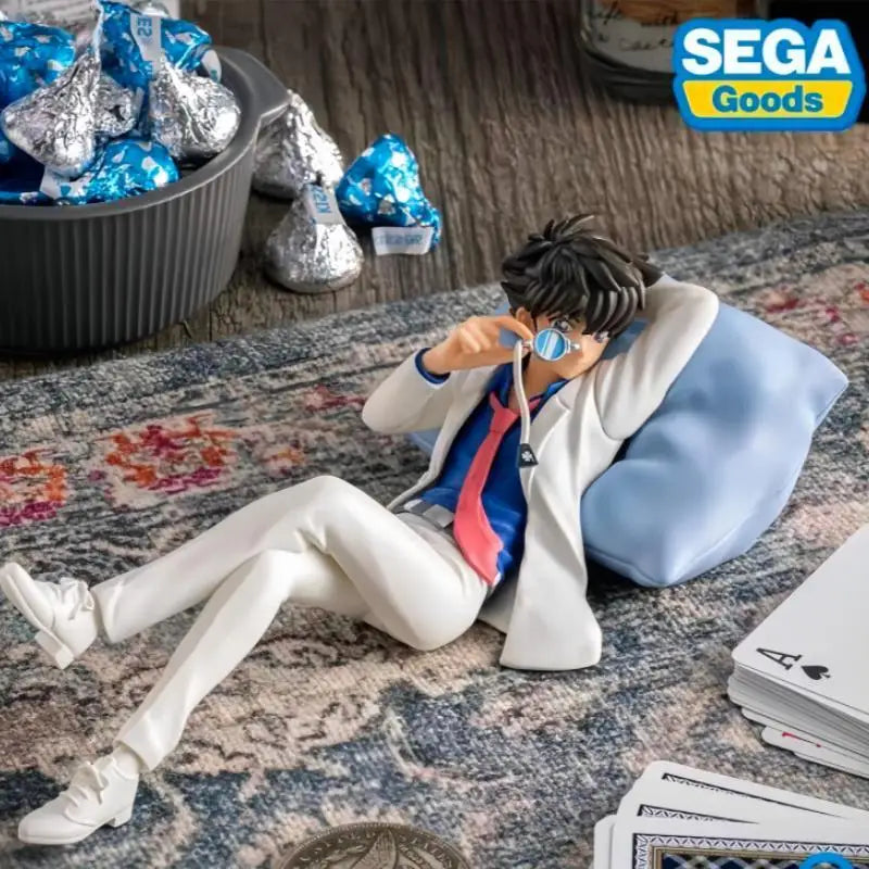 In Stock SEGA Original Detective Conan Conan Edogawa Kuroba Kaito Premium Chokonose Figure Kawaii Anime Model Collectible Gifts