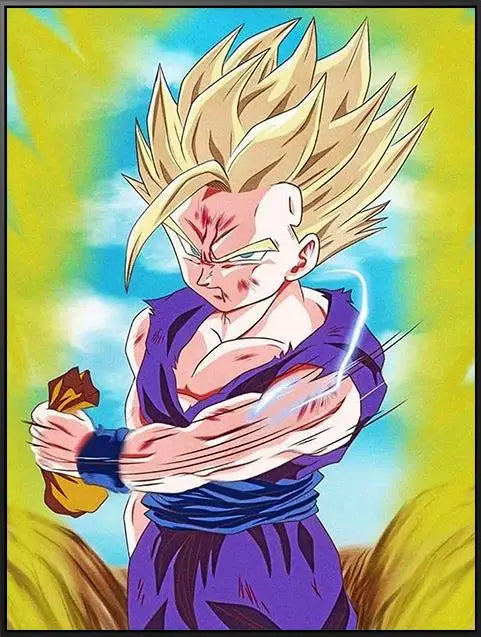 Japanese Anime Canvas Painting Dragon Ball Z Goku Cartoon Posters Print Mural Pictures Wall Art Children's Room Home Decor Gifts