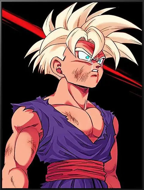 Japanese Anime Canvas Painting Dragon Ball Z Goku Cartoon Posters Print Mural Pictures Wall Art Children's Room Home Decor Gifts