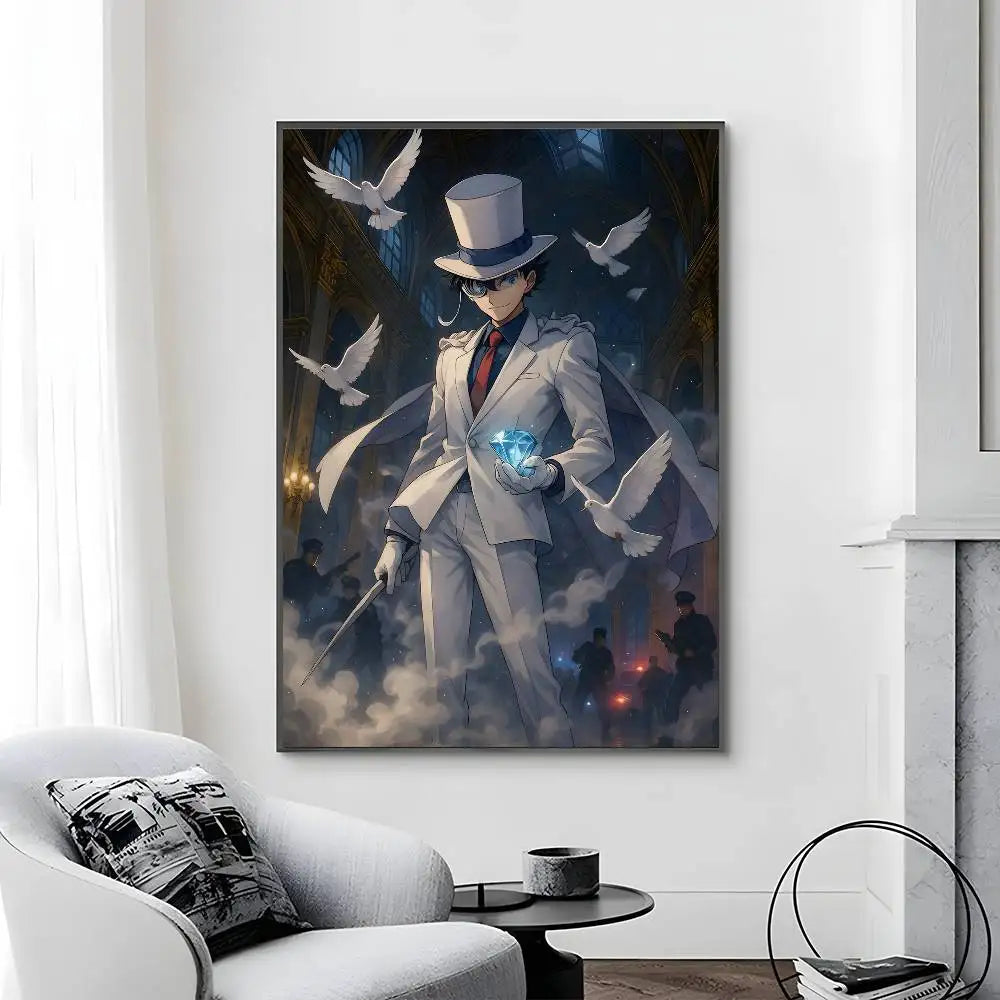 KT-Detective Conan J-Jason Kidd Poster Canvas Painting Poster With Prints Home Bedroom Living Room Decoration Gift