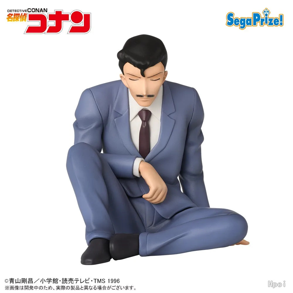 Original SEGA Detective Conan Chokonse Premium Figure "Mouri Kogoro"  "Edogawa Conan" (watch Type Anesthesia Gun)