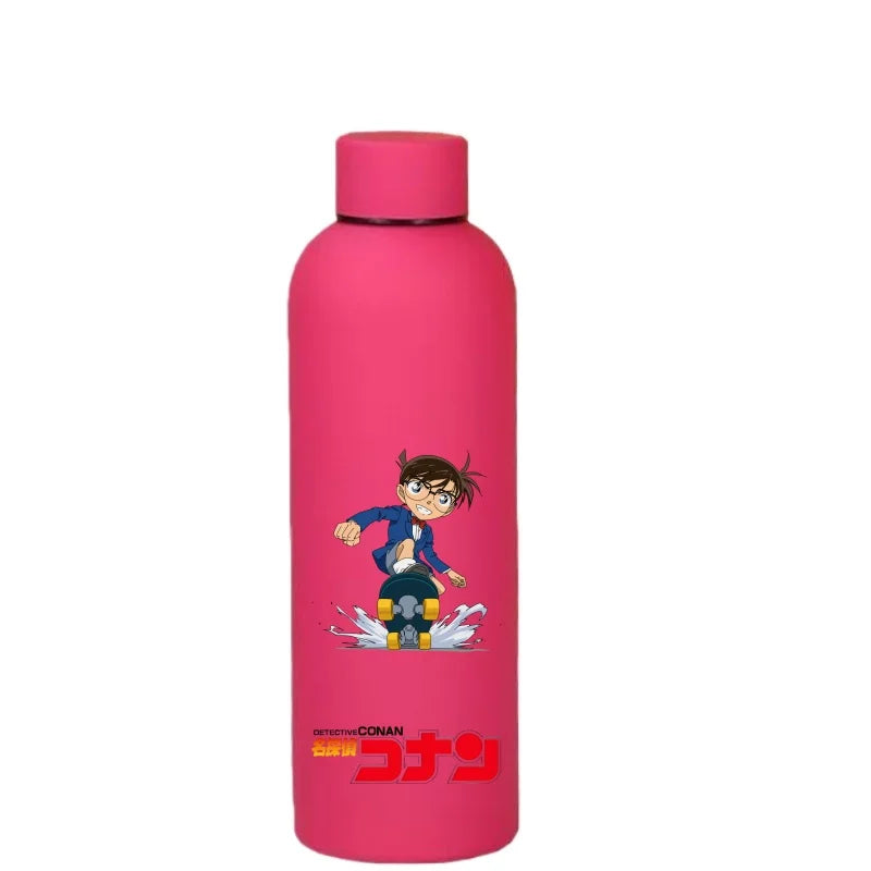 Detective Conan Vacuum Mug Student Sports Travel Water Bottle Rachel Moore Jimmy Kudo 316 Stainless Steel Cup Christmas Gift