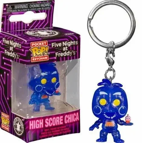 2025 New Arrival Funko Pocket Keychains High Score Chica Ballon Freddy VR.Freddy Ballon Foxy Bonnie Figure Model Toys for Gifts
