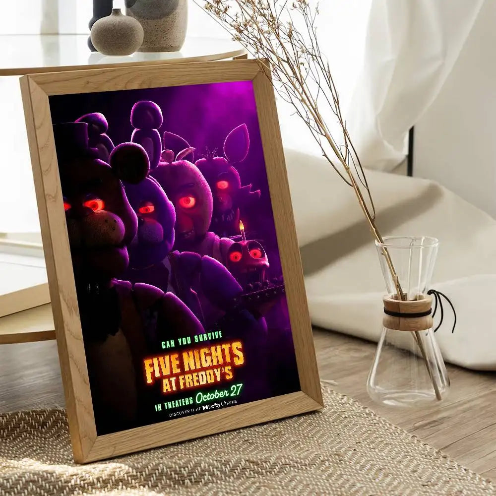 Fnaf Five Nights At Freddy's M DIY Sticky Poster Fancy Wall Sticker For Living Room Bar Decoration Wall Decor