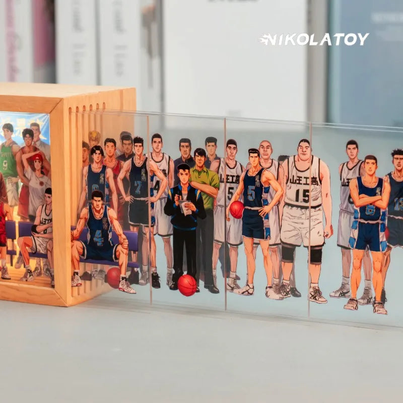 NIKOLATOY Slam Dunk Dragon Ball Conan Kimetsu No Yaiba Naruto Sailor Moon 3D Frame Ornaments