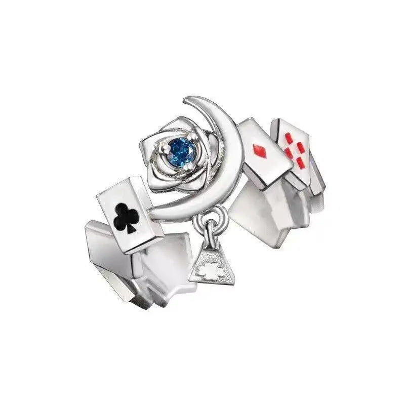 New Detective Conan Kuroba Kaito two-dimensional anime peripherals creative personality card shape adjustable finger day gifts