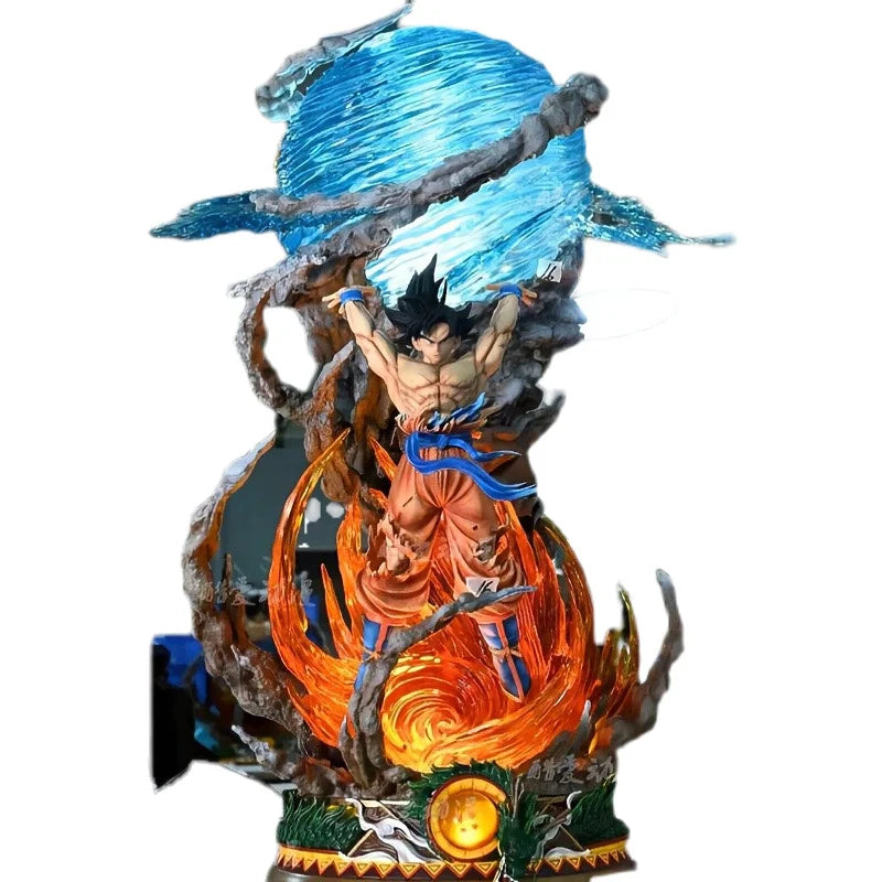 Anime Dragon Ball Goku Series Model 23cm Goku Action Figure GK PVC Decorative Desktop Ornaments Collectible Toy Gift