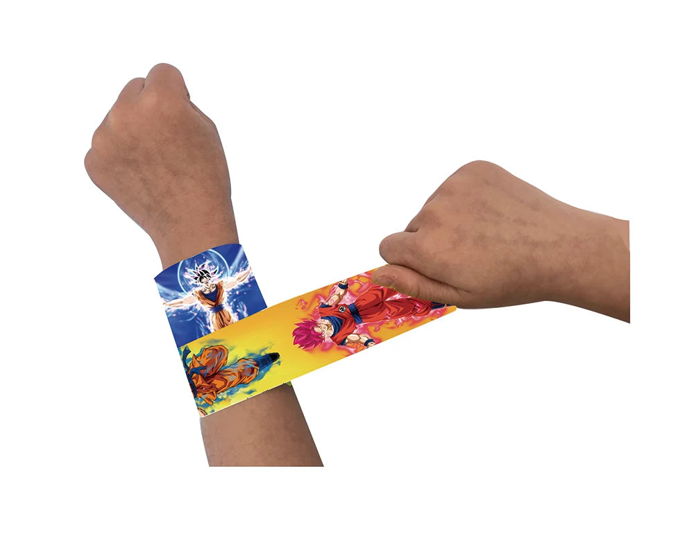 12pcs Dragon Ball‌ Bracelets Birthday Party Favors Cartoon Wrist Bracelet Baby Shower Kids Favor for Party Decorations