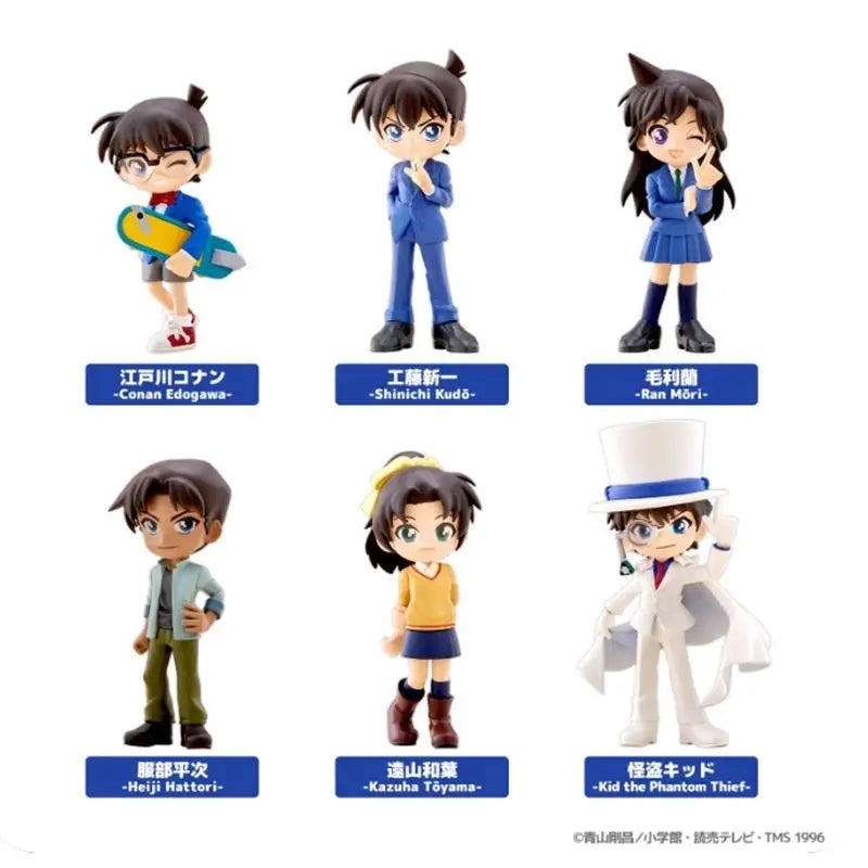 Original Bushiroad Detective Q Version Conan PalVerse Figure Model Figurine Toys Decoration Figurine Gifts