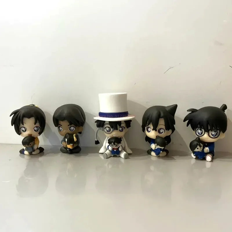 BANDAI Detective Conan Babysitting Pose Statue Mourir Ran Hirato Fumihiko  Action Figure Gifts Model Toys Collectible