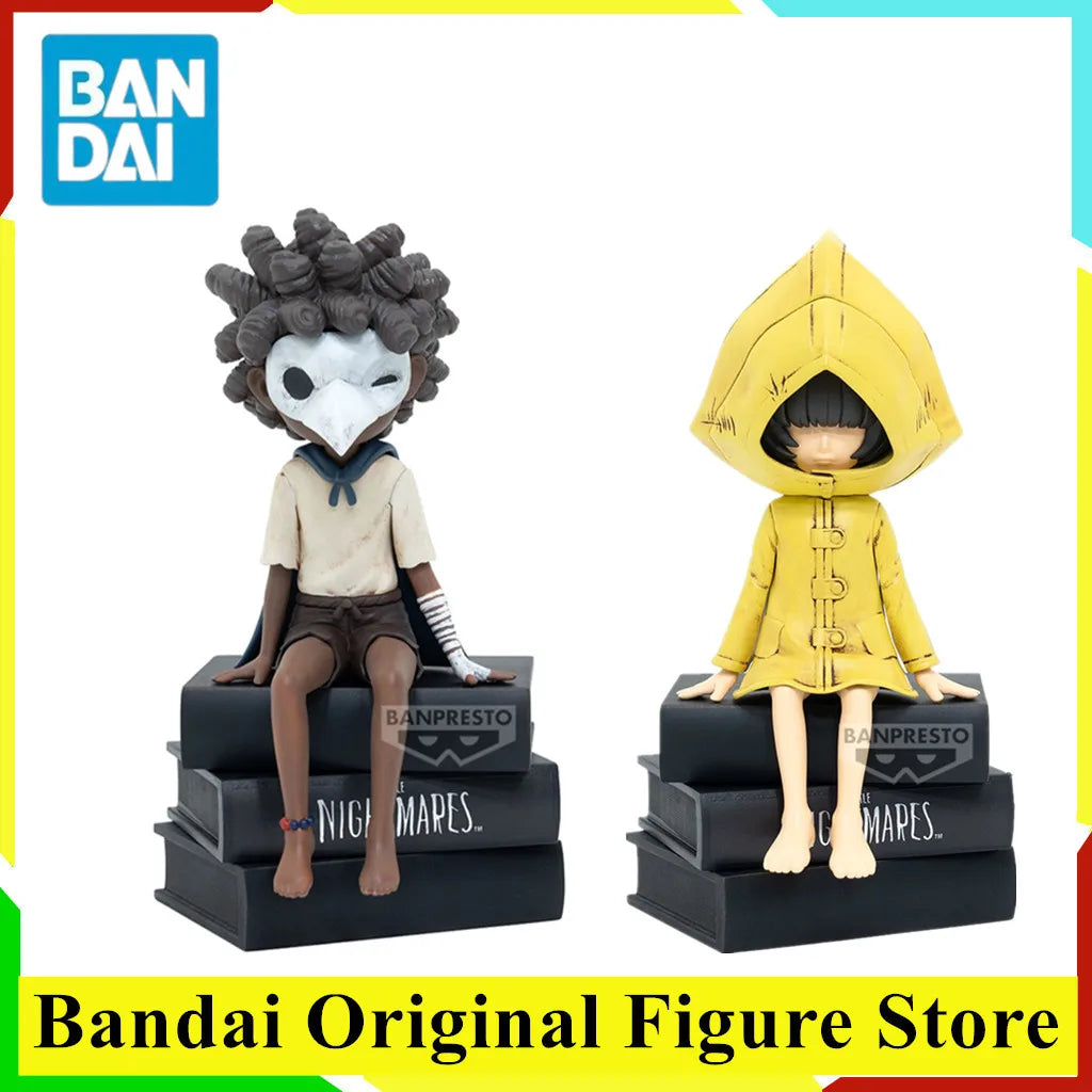 Original BANDAI Nome Six ALONE Low Anime LITTLE NIGHTMARES MONITOR TOP FIGURE vol.1 Action Figure Toys PVC Model Collection