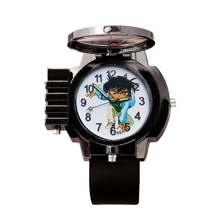 Anime Detective Conan Laser Children's Cartoon Watch
