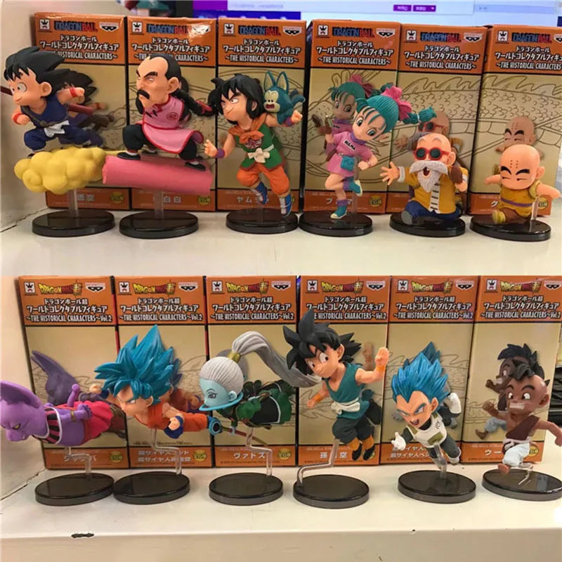 Dragon Ball WCF 30th Anniversary Running Flight Articles 6 Champa Baduosi Wukong Kelin Box Egg Hand Office