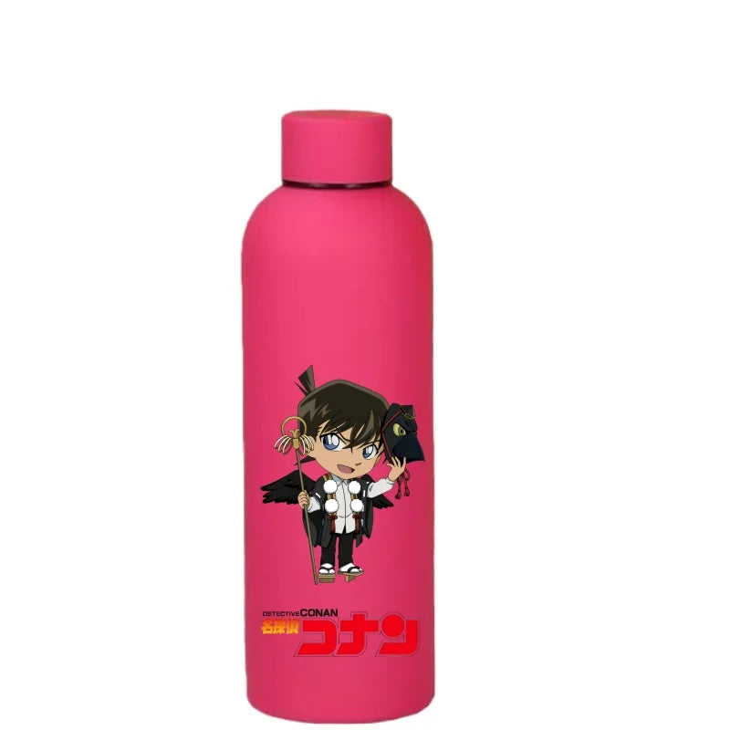 Detective Conan Vacuum Mug Student Sports Travel Water Bottle Rachel Moore Jimmy Kudo 316 Stainless Steel Cup Christmas Gift