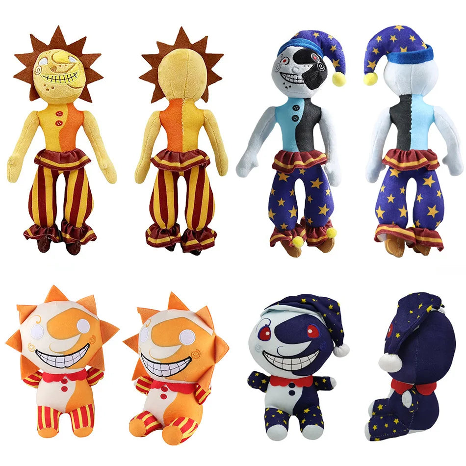 20-28CM New Fnaf Sundrop Plush Toys Security Breach Sunrise Sundrop FNAF BOSS sun moon joker Plush Toy Game Dolls Gift