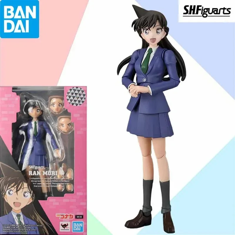 Bandai S.H.Figuarts SHF Detective Conan Resolution Edition Conan Edogawa Rachel Moore Mouri Kogorou Anime Figures Toys In Stock