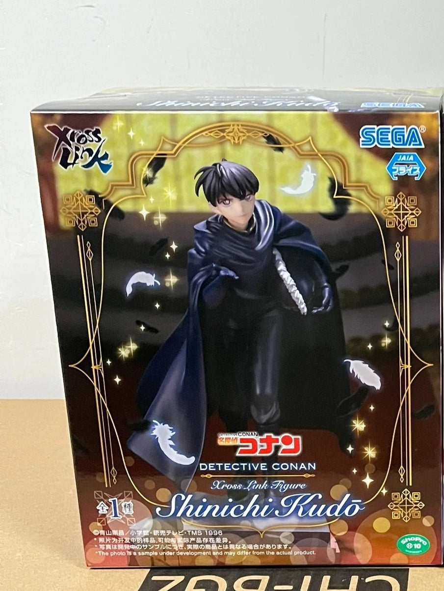 In Stock Original SEGA Detective Conan Xross Link Figure Kudou Shinichi/Mouri Ran Anime Figure Toy Model Ornaments Statue Gift